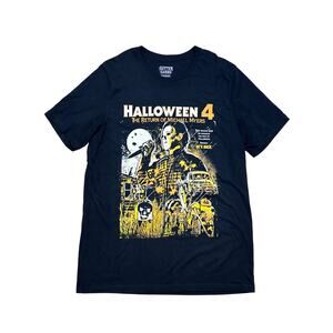 Halloween 4 The Return of Michael Myers Gutter Garbs XL black orange shirt